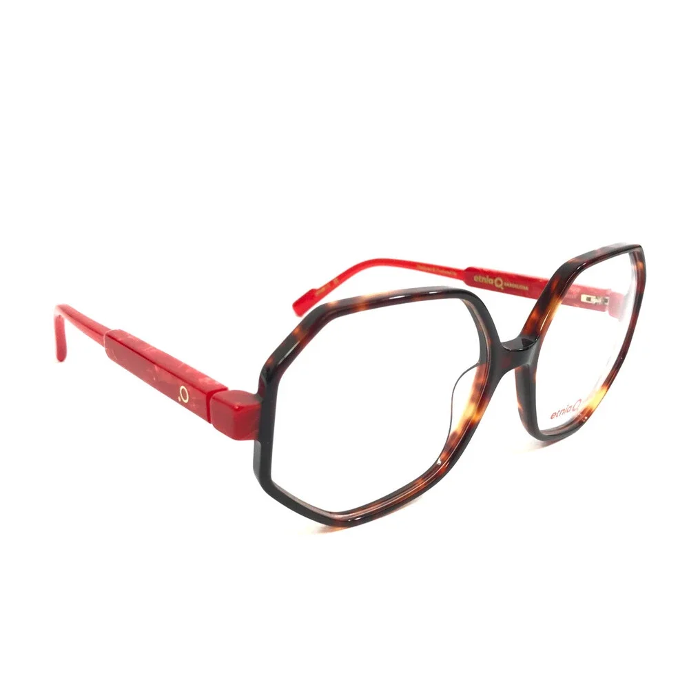Etnia Barcelona Eyeglasses Frames STELE HVRD Havana Red Full Rim 56-16-138